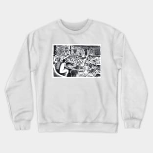 Children At The Playground, Jackie Robinson Park (Colonial Park), New York c.1940 Richard Lindsey Crewneck Sweatshirt